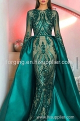 Green Mermaid Prom Dress