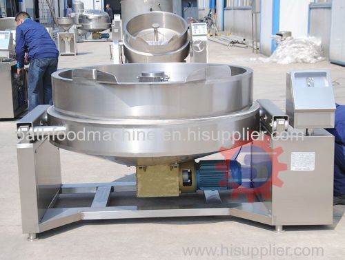 Jam jacketed kettle with mixer Electric industrial wok supplier Cooking Equipment China