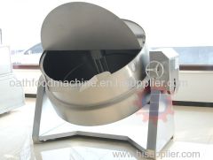 Emulsifying jacketed kettle with lid industrial steam jacketed kettle