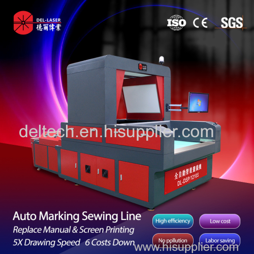 Industrial Camera Recognition Automatic Line Marking Machine Fast Speed 2500-5000 Pieces / H