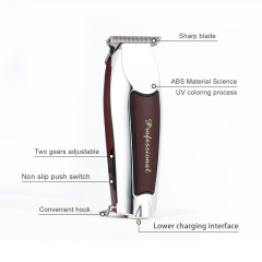 Professional cordless zero gapped trimmer