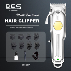 All metal Professional Barber Hair Clipper with Fade Blade