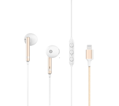 In-ear Lightning Audio Earphone Metal Wired Headset Microphone For iPhone Android High Fidelity-sale of low-price goods