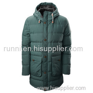 Mens padded long coat jacket manufacturers wholesale jackets