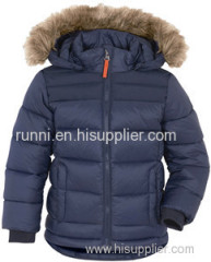 Boys padded puffer jacket recycled polyester boys puffer jacket wholesale jackets