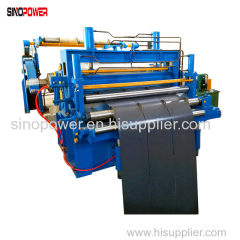 Operation inspection of Precision metal coil slitting line equipment