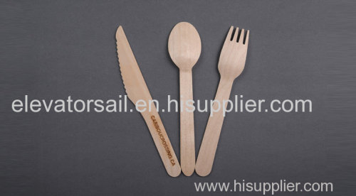 Biodegradable Disposable Wooden Cutlery Sets