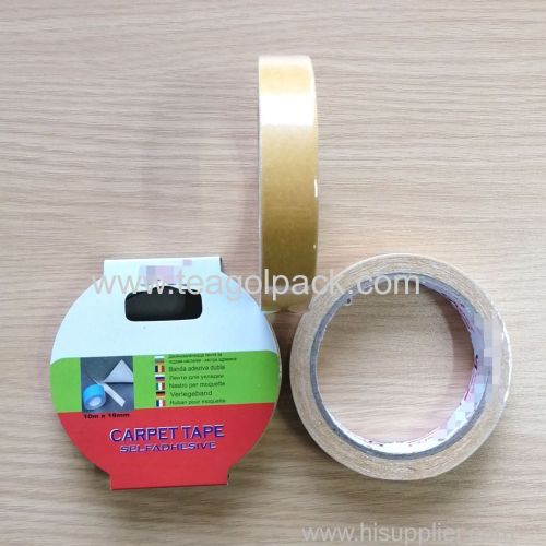 19mmx10M Double Sided Self-Adhesive Carpet Tape Brown