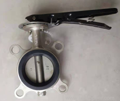 Stainless Steel Wafer Butterfly Valve Stock
