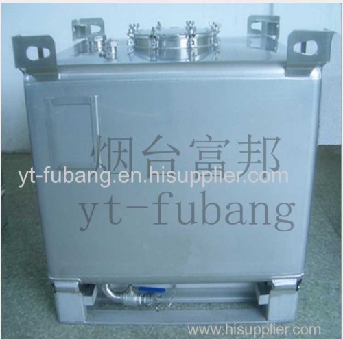 1300L Stainless Steel Tank Container Industrial Tank