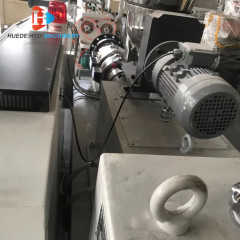 Double Screw Plastic PVC PP PE Extruder Machine For Pipe Edge Banding Wall Ceiling Panel Making Machine