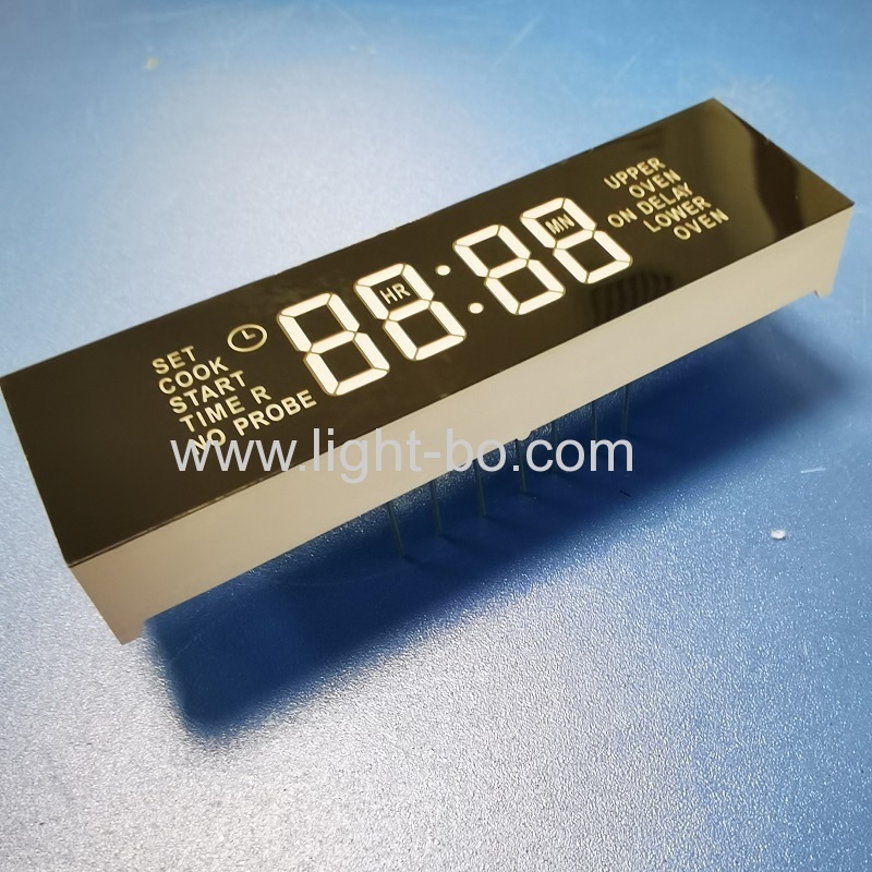 Module d'affichage d'horloge à LED bleu ultra brillant à 4 chiffres et 7 segments pour minuterie de four