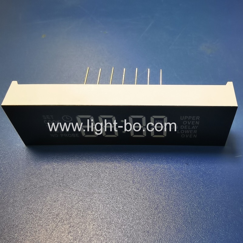 Ultra hellblau 4-stelliges 7-Segment-LED-Uhr-Anzeigemodul für Ofentimer