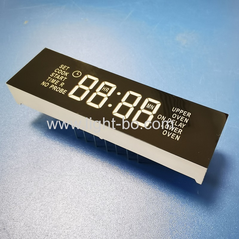 Ultra hellblau 4-stelliges 7-Segment-LED-Uhr-Anzeigemodul für Ofentimer