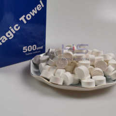 Disposable Compressed Hands Towels Toilet Tablets Compact