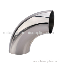 Sanitary stainless steel welded elbow 90 degree