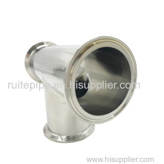 Sanitary stainless steel Clamped Tee