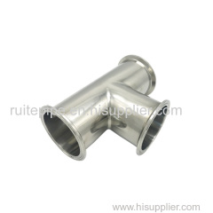 Sanitary stainless steel Clamped Tee