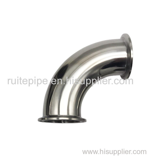 Sanitary Stainless Steel 90 Degree Clamped Elbow