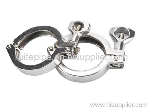 SS304 /316L Sanitary Stainless Steel Heavy Duty Clamp Tri Clover for Food Drink Fitting