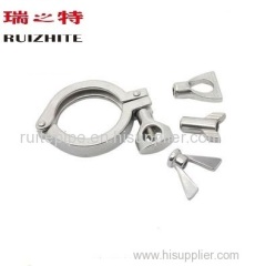 SS304 /316L Sanitary Stainless Steel Heavy Duty Clamp Tri Clover for Food Drink Fitting