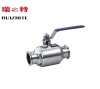 Manual Food Garde Stainless Steel Tri Clamp Connection Ball Valve