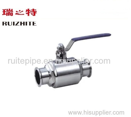 Manual Food Garde Stainless Steel Tri Clamp Connection Ball Valve