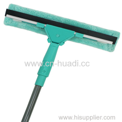 Telescopic window cleaner and squeegee 2 in 1 extends up to 130cm