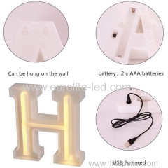 Led Neon 26 Letter USB Battery Dual For Decoration Night Light