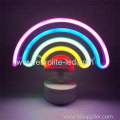 Rainbow Designs USB Battery Luminous Neon Signs Led Signature Gift Decoration Neon Light