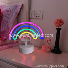 Rainbow Designs USB Battery Luminous Neon Signs Led Signature Gift Decoration Neon Light