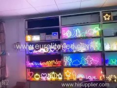 Hot Sale Fancy Christmas Halloween Home Decoration Festival LED Neon Lights Elk Heart Gift Light