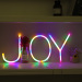Neon Letter Light LED Alphabet Numbers Decorative Light up Words for Wedding Christmas Birthday Party Home Shop Ba