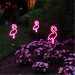 LED Solar Garden Light Simulated Flamingo Lawn Lamp Waterproof Solar Led Lights Outdoor Neon Garden Decoration Landscape