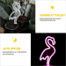 LED Solar Garden Light Simulated Flamingo Lawn Lamp Waterproof Solar Led Lights Outdoor Neon Garden Decoration Landscape