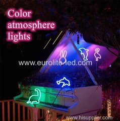 LED Garden Light Simulated Flamingo Lawn Lamp Waterproof Led Lights Outdoor Neon Garden Decoration Landscape Light