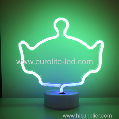 USB Powered Neon LED Night Lamp