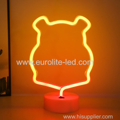 USB Powered Neon LED Night Lamp