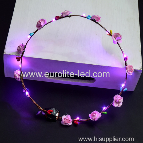 Party Hair Accessories Bridal Shower Bridesmaid Gifts Neon LED Flower Headband