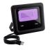 20W IP66 LED UV Floodlight with Plug Perfect for Neon Glow Blacklight Party Stage Lighting Fishing Aquarium