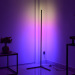 Modern RGB LED Corner Floor Lamp Bedroom Bedside Living Room Atmosphere Colorful Standing Lamp Home Decor Floor Lights