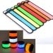 Adjustable LED Flashing Wrist Band Bracelet Arm Belt Light Up Glow Dance Party Decor Luminous Glowing Bangle Neon Party