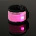 Adjustable LED Flashing Wrist Band Bracelet Arm Belt Light Up Glow Dance Party Decor Luminous Glowing Bangle Neon Party