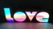 LOVE Alphabet Lights Colorful LED Letter Lamp Decoration Night Light for Party Bedroom Wedding Birthday Christmas Gift