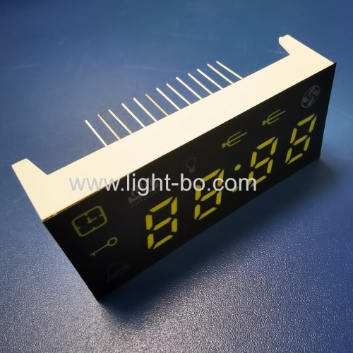 Multicolour ultra bright 4 digit 7 segment led display for oven timer