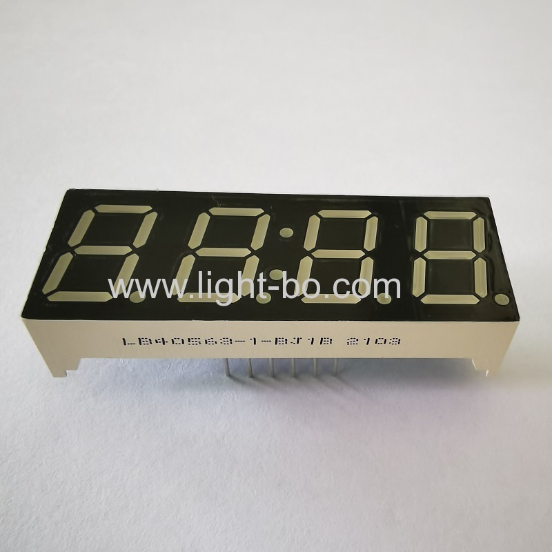 Affichage d'horloge à LED vert super brillant de 0,56" à 4 chiffres et 7 segments, anode commune pour minuterie de four