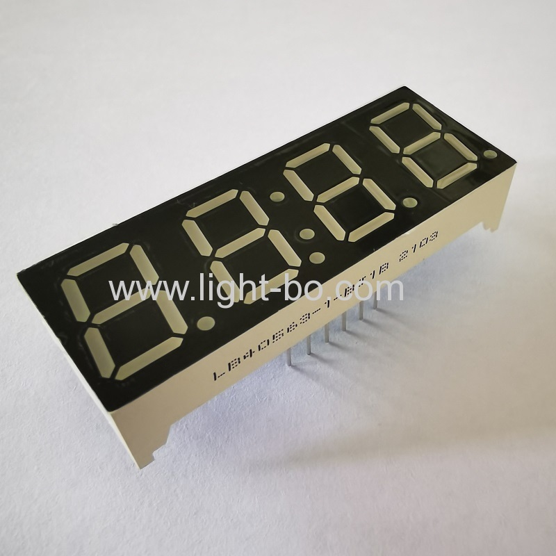 Affichage d'horloge à LED vert super brillant de 0,56" à 4 chiffres et 7 segments, anode commune pour minuterie de four