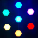 Led 6pcs USB DIY Creave Touch Control Remote Control Hexagon Quantum Lamp Home Decor Night Wall Light Gift Lamp