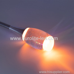 Led champagne plug in lamp stainless steel rod acrylic bubble bar lawn lamp outdoor lighting project reed lamp