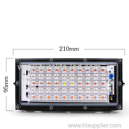 LED Grow Light AC220V 50W LED Full Spectrum Phyto Lamp Greenhouse Hydroponic Plant Growth Lighting